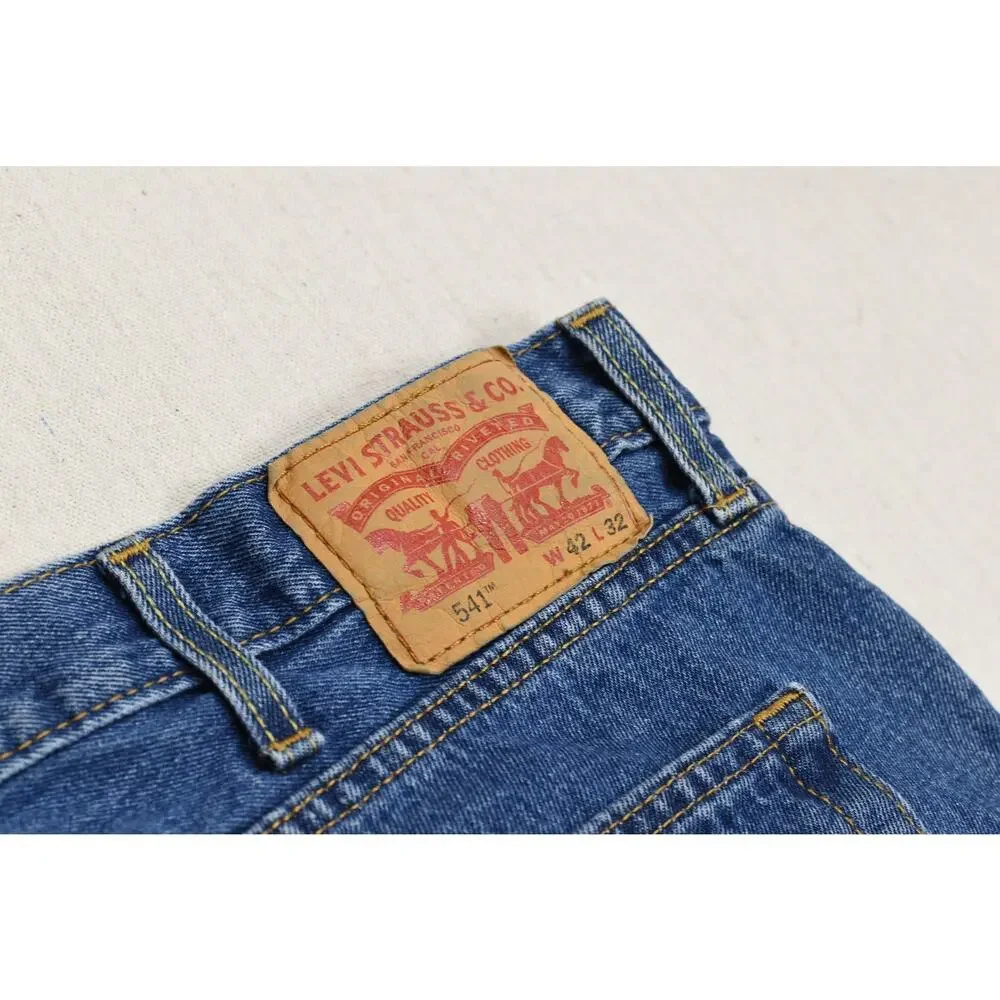 Levi's 541 Athletic Taper Men's Jeans Medium Wash Denim Size 42x32